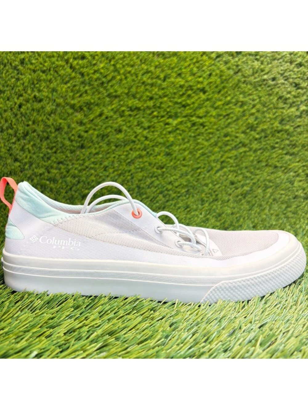 Columbia Bonehead PFG Womens Size 9 Gray White Casual Classic Walking Boat Shoes